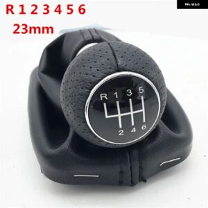 アウディ 12MM /23MM カースタイリングアクセサリーギア シフトノブ レバーシフター ゲートルブーツ カバー ケース A3 S3 8L 1.6L 2001 2002 2003 - 23mm R123456