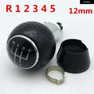 アウディ 12MM /23MM カースタイリングアクセサリーギア シフトノブ レバーシフター ゲートルブーツ カバー ケース A3 S3 8L 1.6L 2001 2002 2003 - R12345knob 12mm