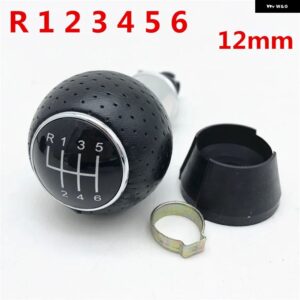 アウディ 12MM /23MM カースタイリングアクセサリーギア シフトノブ レバーシフター ゲートルブーツ カバー ケース A3 S3 8L 1.6L 2001 2002 2003 - R12456knob 12mm