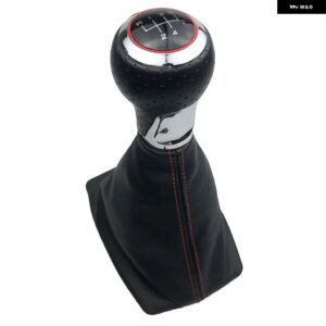 アウディ A4 2001-2008 B6 2001-2005 A6 C5 2001 / シート エクシオ 2011 レオン 2000 ギア シフトノブ レバー シターゲイター ブーツ カバー - Chrome R12345