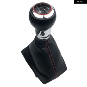 アウディ A4 2001-2008 B6 2001-2005 A6 C5 2001 / シート エクシオ 2011 レオン 2000 ギア シフトノブ レバー シターゲイター ブーツ カバー - Chrome 12345R