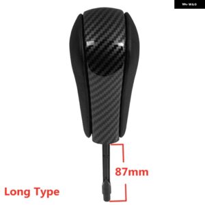 BMW E39 E46 E53 E60 E61 E63 E64 E83 E81 E82 E87 E90 E91 E92 E93 自動ギアシフトスティックノブレバーシフター スタイリング - Long Carbon Fiber