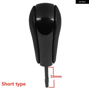 BMW E39 E46 E53 E60 E61 E63 E64 E83 E81 E82 E87 E90 E91 E92 E93 自動ギアシフトスティックノブレバーシフター スタイリング - Short Black