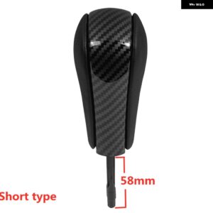 BMW E39 E46 E53 E60 E61 E63 E64 E83 E81 E82 E87 E90 E91 E92 E93 自動ギアシフトスティックノブレバーシフター スタイリング - Short Carbon Fiber