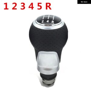 アウディ 12MM A4 S4 B8 8K A5 8T Q5 8R S ライン 2007-2015 ハンドスピードギア シフトノブ ゲートルブーツ レバーハンドルヘッド防塵カバー - 1 2 3 4 5 R Silver5