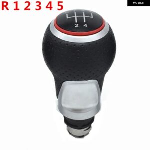 アウディ 12MM A4 S4 B8 8K A5 8T Q5 8R S ライン 2007-2015 ハンドスピードギア シフトノブ ゲートルブーツ レバーハンドルヘッド防塵カバー - R 1 2 3 4 5 Red6