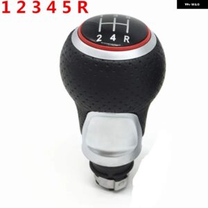 アウディ 12MM A4 S4 B8 8K A5 8T Q5 8R S ライン 2007-2015 ハンドスピードギア シフトノブ ゲートルブーツ レバーハンドルヘッド防塵カバー - 1 2 3 4 5 R Red