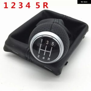 アウディ 12MM A4 S4 B8 8K A5 8T Q5 8R S ライン 2007-2015 ハンドスピードギア シフトノブ ゲートルブーツ レバーハンドルヘッド防塵カバー - 1 2 3 4 5 R Silver