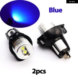 BMW LED 車 エンジェルアイズ マーカーライト 電球 E90 E91 2005-2008 20ワット 白赤黄青緑 - Green