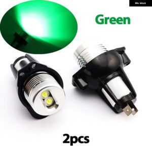 BMW LED 車 エンジェルアイズ マーカーライト 電球 E90 E91 2005-2008 20ワット 白赤黄青緑 - Yellow