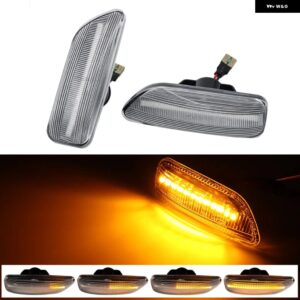 ボルボ LED ダイナミックサイドマーカー ウィンカーライトシーケンシャル ウインカーランプ S60 S80 MK1 V70 MK2 XC70 XC90 30722641 30722642 - Dynamic Crystal