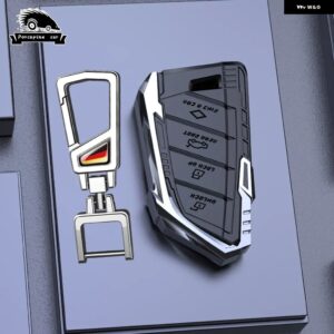 BMW 合金 キーケースカバー バッグ F20 G20 G30 X1 X3 X4 X5 G05 X6 X7 G11 F15 F16 G01 G02 F48 アクセサリー ホルダー シェルキー ホルダー - black　b