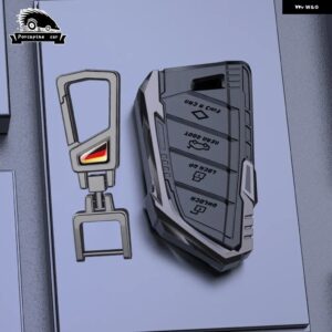 BMW 合金 キーケースカバー バッグ F20 G20 G30 X1 X3 X4 X5 G05 X6 X7 G11 F15 F16 G01 G02 F48 アクセサリー ホルダー シェルキー ホルダー - silvery　a
