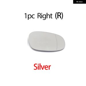 BMW 左右 ウイング ミラー ガラスヒーター運転席 助手席側 1シリーズ E82 E88 LCI 3シリーズ E90 E91 E92 E93 LCI アクセサリー - 1pc　Right　Silver