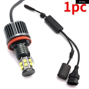 BMW 160ワット ホワイト LED エンジェルアイズ マーカーライト 電球 ホワイト 3シリーズ E92 E93 2006-2013 アクセサリー - White-1pc