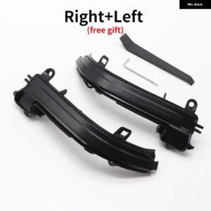 BMW 1 2 3 4 X1 Mシリーズ F20 F30 F34 F36 E84 F87 I3 ダイナミックブラック LED ウィンカーライトシーケンシャルバックミラー ライト - left　and　right