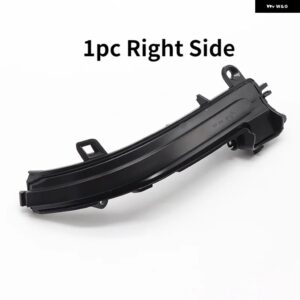BMW 1 2 3 4 X1 Mシリーズ F20 F30 F34 F36 E84 F87 I3 ダイナミックブラック LED ウィンカーライトシーケンシャルバックミラー ライト - 1pc　right　side