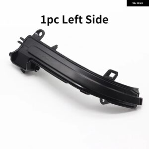 BMW 1 2 3 4 X1 Mシリーズ F20 F30 F34 F36 E84 F87 I3 ダイナミックブラック LED ウィンカーライトシーケンシャルバックミラー ライト - 1pc　left　side