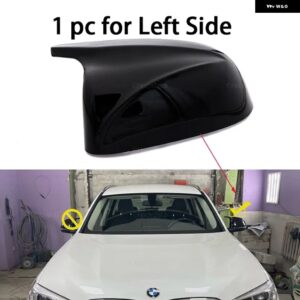 BMW カーボンルック ブラックバックミラー サイドミラー カバー キャップ X3 G01 X4 G02 X5 G05 X7 G07 X6 G06 2018-2023 M スタイル オーバーレイ - 1pc　Left　Side　Black