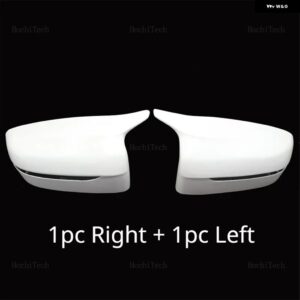 BMW ホワイトサイドミラー カバー キャップカーボン 3 4 5 7 8シリーズ G11 G12 G14 G15 G16 G22 G23 G24 G30 G31 G38 G20 G28 - 1　pair　White