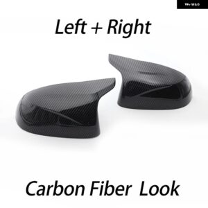BMW カーボンバックミラー ドア ウイング サイドミラー カバー キャップシェル F25 X3 F26 X4 F15 X5 F16 X6 2014-2018 アクセサリー - 1　set　Carbon　pattern