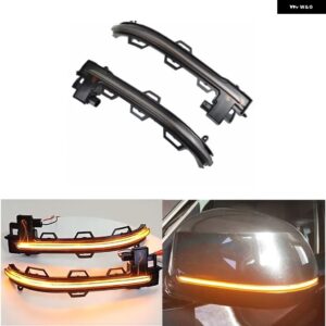 BMW ダイナミックウィンカー ライト LED X3 X4 X5 X6 F25 LCI F26 F15 F16 2014 - 2018 サイド ウイング ミラー インジケーター ウインカーランプ - smoked　black-yellow