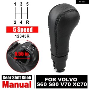 ボルボ ギア シフト ノブレバー シフター ハンドルスティック車 5/6スピード マニュアル S60 S80 V70 XC70 II 38231 - 5 speed