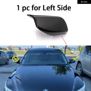 BMW カーボンルック ブラックサイドミラー カバー 交換用 5シリーズ E60 E61 E63 E64 2004-2008 520I 525I 528I 528XI 530I - Carbon Fiber Look