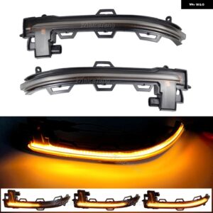 BMW 2個 LED ダイナミックウインカー ウィンカーライトサイドミラー インジケーター 点滅ランプ X3 F25 X4 F26 X5 F15 X6 F16 2014-2018 - Dynamic Yellow