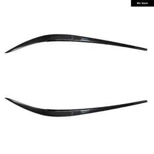 BMW 3シリーズ G20 G28 セダン 318I 320I 325I 330I 2020 2021 2022 ヘッドライト カバー ステッカー アイブロウカー スタイリング トリム - Carbon Look
