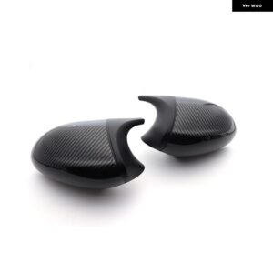 BMW 交換用バックミラー サイドミラー カバー キャップ E90 E91 E92 E93 E81 E87 E82 E88 3 1シリーズ M アクセサリーカーボングロス - 1 pair Black2