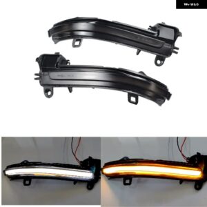 BMW ダイナミックウィンカー LED バックミラー インジケーター ウインカーライト 1 2 3 4 X1 M2シリーズ F20 F21 F22 F23 F30 F31 F34 F32 F33 - Yellow-White