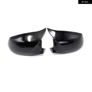 BMW 交換用バックミラー サイドミラー カバー キャップ 5シリーズ F10 F11 F18 PRE-LCI 2010 - 2013 M アクセサリー カーボン - 1pc Black Left Side