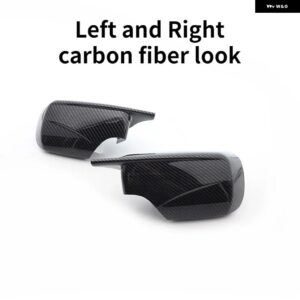 BMW サイドドアバックミラー サイドミラー カバー キャップ E46 316I 318I 318D 320D 320I 323I 325I 328I 330D 330I 330XI 1998-2005 ABS - Left and Right Black