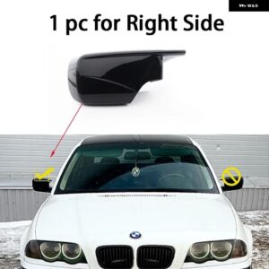 BMW サイドドアバックミラー サイドミラー カバー キャップ E46 316I 318I 318D 320D 320I 323I 325I 328I 330D 330I 330XI 1998-2005 ABS - Carbon Fiber Look
