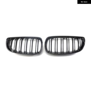 BMW 1ペア M カラー/フロントバンパー キドニー グリル 3シリーズ E92 E93 2 ドア 2006-2013 アクセサリー - all black