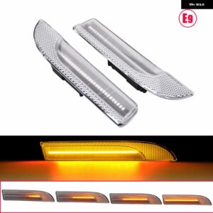 ポルシェ ダイナミック LED サイド マーカー ライト ウィンカー ウインカー インジケーター ランプ OEM# 97063103402 パナメー - Dynamic Crystal