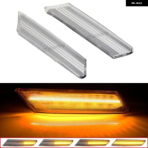 ポルシェ シーケンシャル点滅 LED ダイナミックウィンカー サイド マーカーライト 987 ケイマンボクスター 911 997 カレラターボ GT - Dynamic Crystal