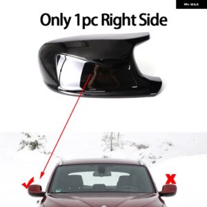 BMW M スタイル バックミラー カバー キャップ カーボン / ブラック X3 F25 X1 E84 PRE-LCI 2010-13 ケース - 1PC Right Black