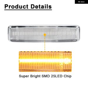 BMW LED サイド マーカー ウィンカー ライト 5シリーズ E39 520I 520D 523I 525D 525I 525TDS 528I 530D 530I 540I 540IP 19952004 - Clear Lens