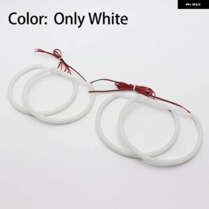 BMW スイッチ バック コットン ライト LED エンジェル アイ デュアル カラー 3シリーズ E46 コンパクト 37012 - WHITE