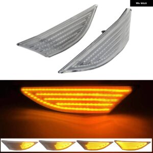 ポルシェ ダイナミック LED サイド マーカーライト ウィンカーランプ ボクスター ケイマン 982 981 718 スパイダー 991 911 - Dynamic Clear White