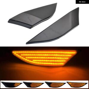 ポルシェ ダイナミック LED サイド マーカーライト ウィンカーランプ ボクスター ケイマン 982 981 718 スパイダー 991 911 - Dynamic Smoked Black
