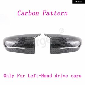 BMW 4 5 7 8 I3 I4 I7シリーズ G30 G31 G38 G22 G11 G12 サイド ウイング 交換用ミラー カバー リアビュータイプ - Carbon Pattern-2pcs