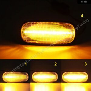 ランドローバー ディスカバリー 2 ディフェンダー 1998-2016 フリーランダー LR2 MG ローバー 1999-2005 LED サイドマーカー ウインカー ウィンカーライト - Smoke Dynamic
