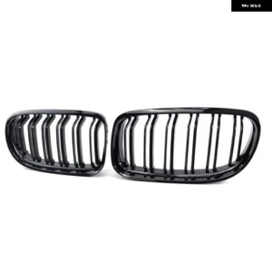 BMW フロントキドニー グリル E90 E91 LCI 3シリーズ セダンワゴン 2009-2012 車交換 レーシング グリル グロスブラック - all black