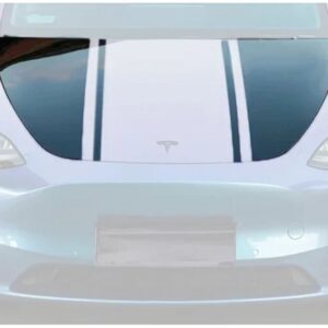 テスラ モデル3 Y パーソナライズ車体 装飾 フードボディサイドフィルム 2019-24 カーアクセサリー - E