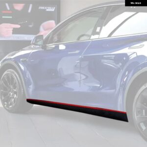 テスラ モデル3 Y パーソナライズ車体 装飾 フードボディサイドフィルム 2019-24 カーアクセサリー - F