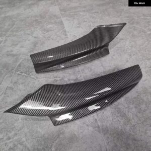 BMW 5ER F10 F11 520I 530I 2010-2017 フロントバンパー サイド スポイラー フォグライト トリム フロントサイドバンパー スプリッター ディフューザー - Carbon Look