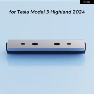 テスラ モデル3 ハイランド 65ワット 拡張ドック中央 制御 充電シャント USB ハブアクセサリーエクステンダー高速インテリジェント - Highland USB Hub